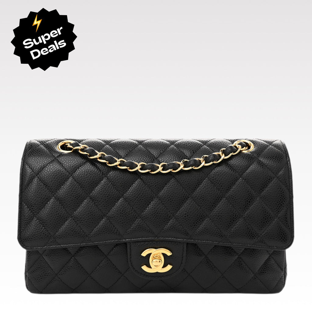 Chanel Classic Flap Bag Medium Gold Hardware product image 6, provided for visual reference and product detail review