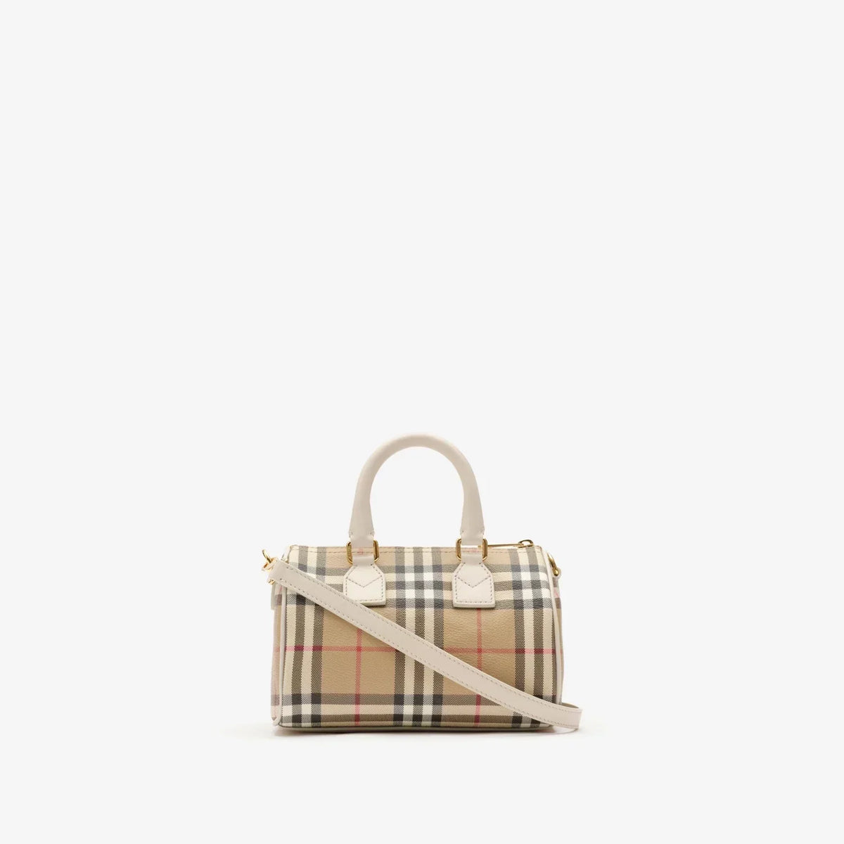 Burberry Mini Check Bowling Bag product image 4, provided for visual reference and product detail review