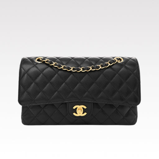 Chanel Classic Flap Bag Medium Gold Hardware product image 8, provided for visual reference and product detail review