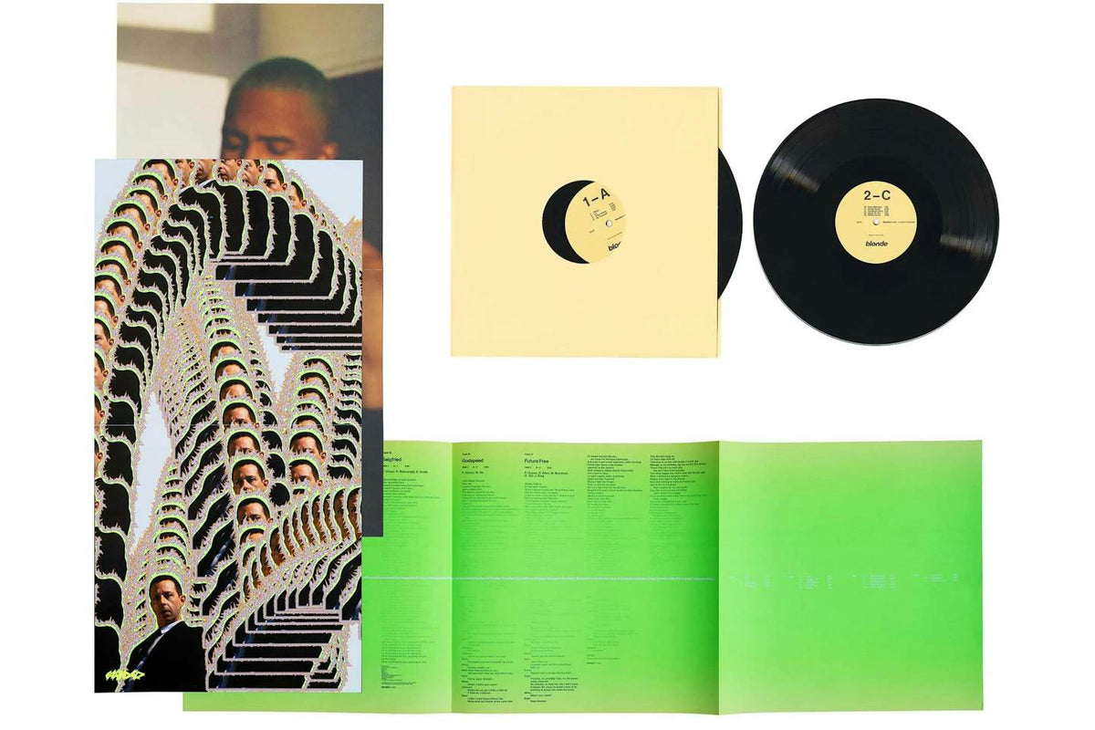 Frank Ocean Blonde 2LP Vinyl Records - Black product image 2, provided for visual reference and product detail review