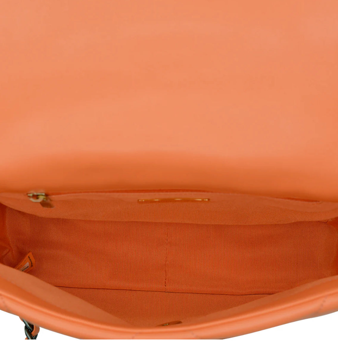 Chanel 19 Flap Bag Orange product image 6, provided for visual reference and product detail review