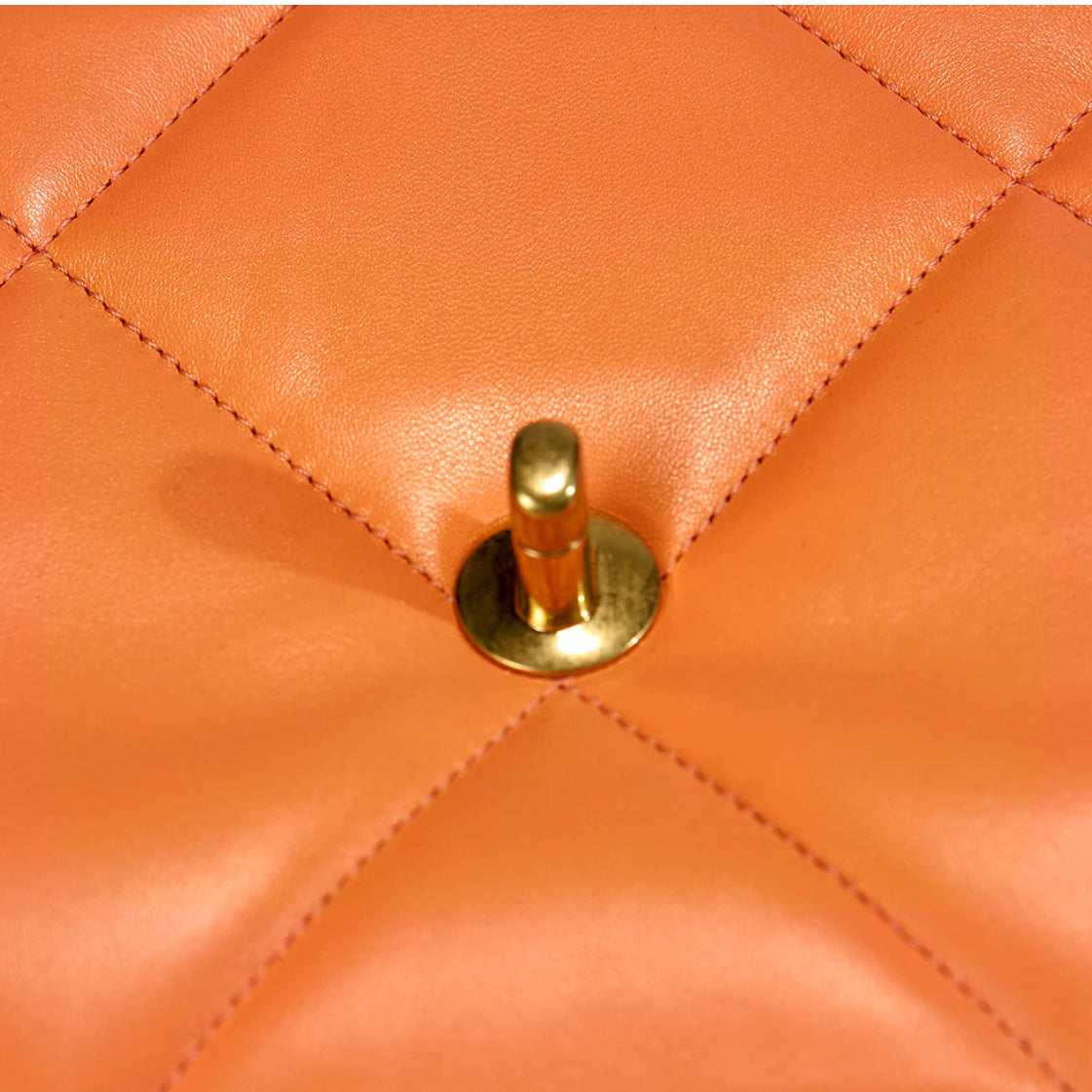 Chanel 19 Flap Bag Orange product image 5, provided for visual reference and product detail review