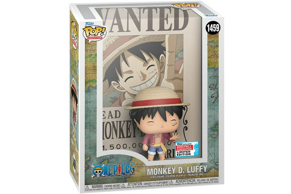 Funko Pop! One Piece Monkey D. Luffy #1459 Animation Poster Figure - Fall Convention Exclusive