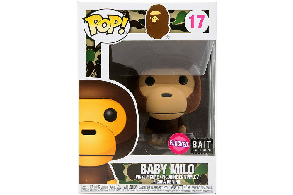 Funko Pop! BAPE Baby Milo #17 Flocked Figure - BAIT Exclusive