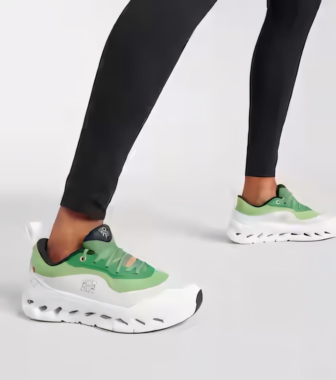 LOEWE x On Cloudtilt 2.0 Green White Lifestyle Sneakers product image 3, provided for visual reference and product detail