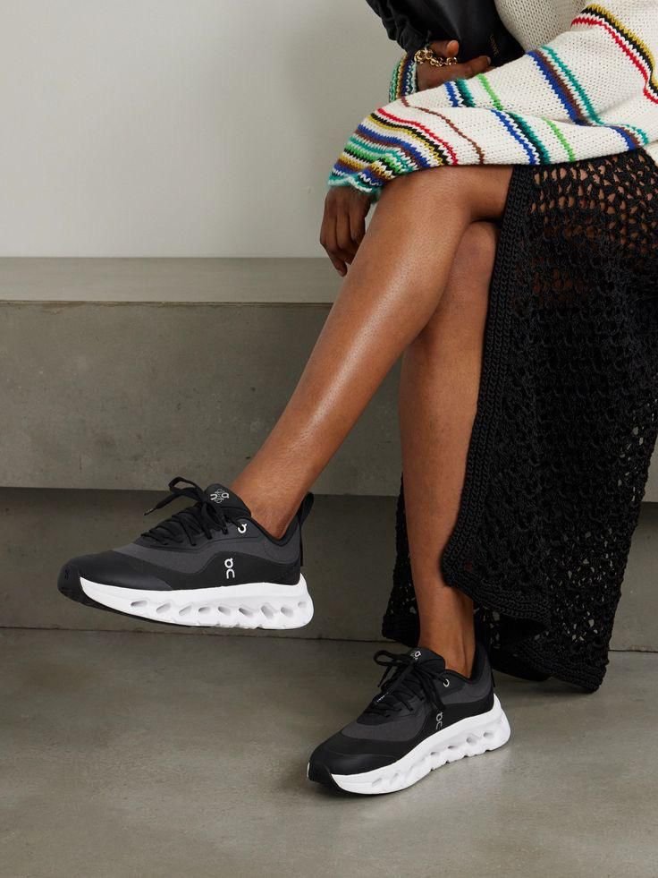 LOEWE x On Cloudtilt 2.0 Black White Lifestyle Sneakers product image 3, provided for visual reference and product detail