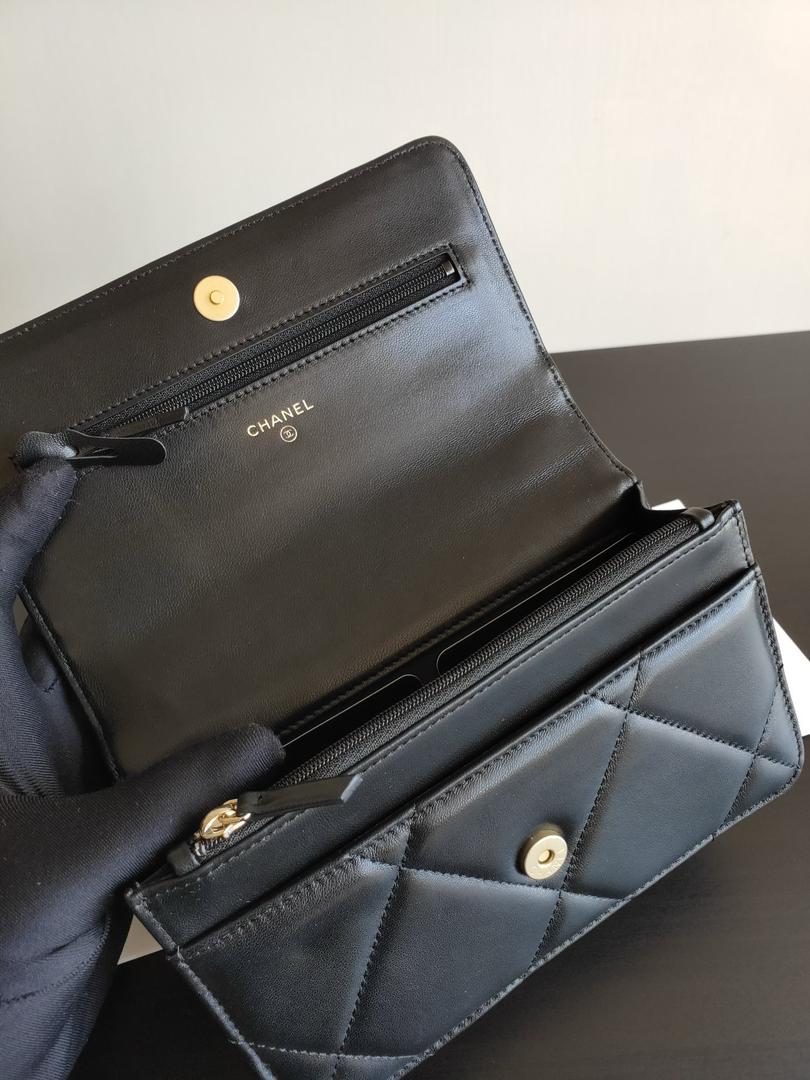 Chanel 19 Wallet On Chain WOC Bag product image 8, provided for visual reference and product detail review