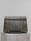 YSL Loulou Small Bag Gray product image 1, provided for visual reference and product detail review