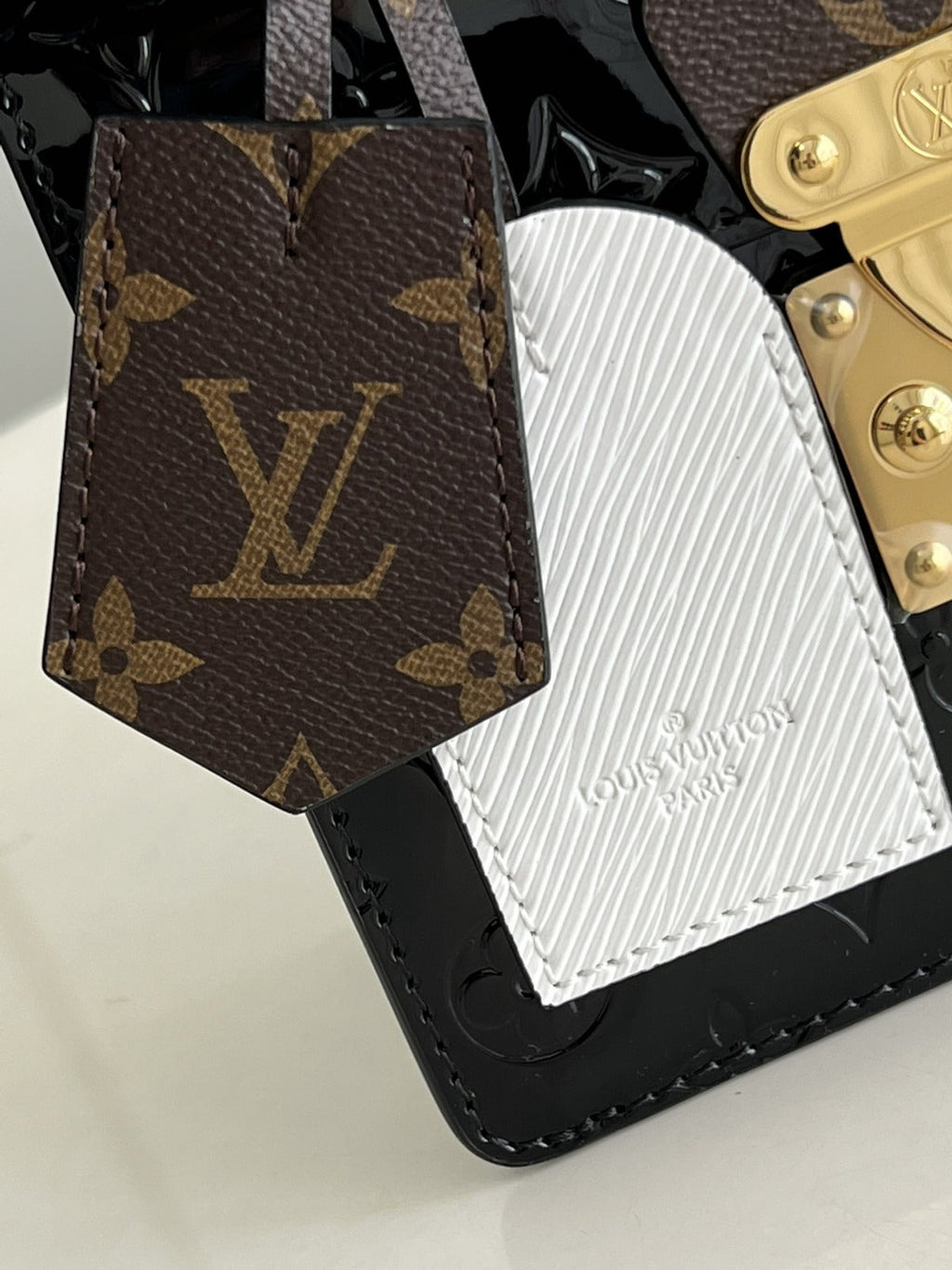 LV Spring Street Nm Monogram Vernis Leather Handle Crossbody Bag with Top Handle and Removable Strap product image 8,