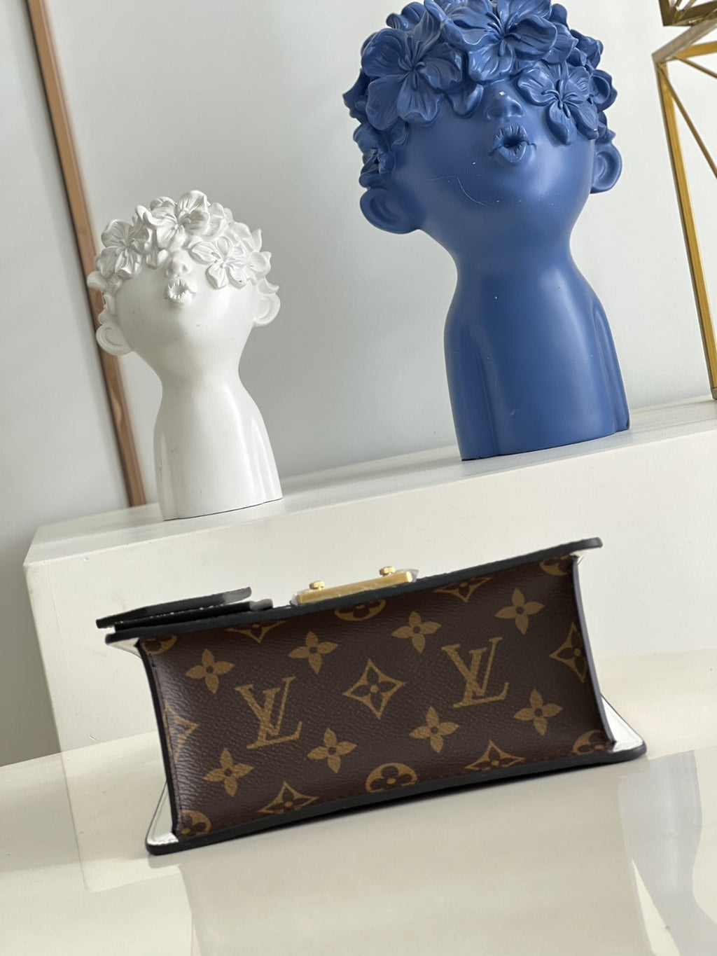 LV Spring Street Nm Monogram Vernis Leather Handle Crossbody Bag with Top Handle and Removable Strap product image 7,