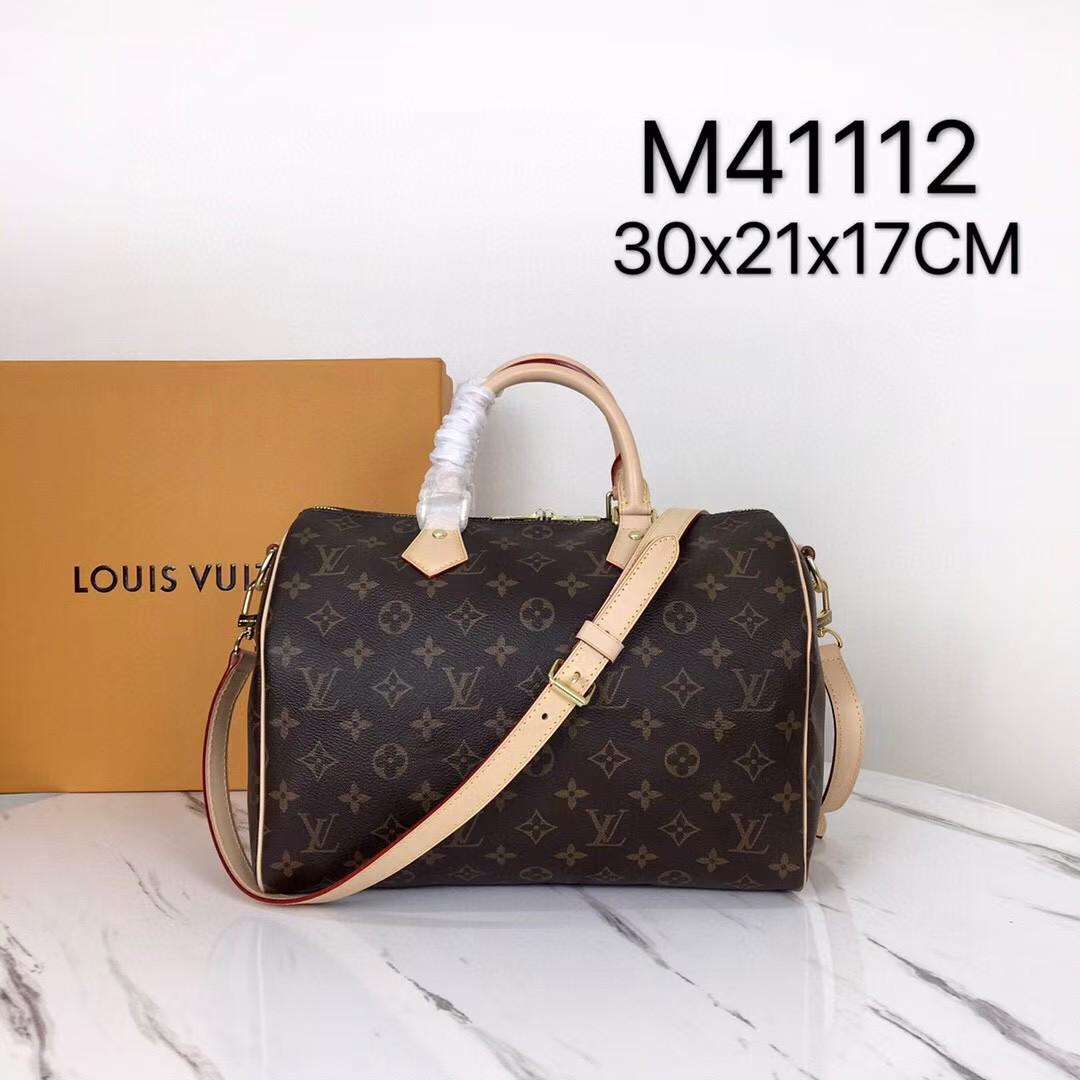 Louis Vuitton Monogram Speedy 30 Bag - Brown Monogram product image 5, provided for visual reference and product detail