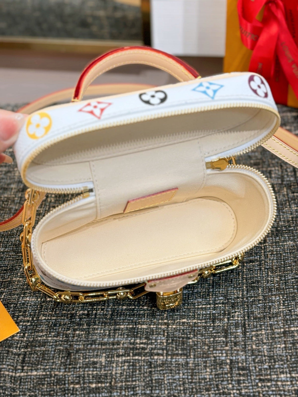 LV x TM Vanity Chain Pouch - Multicolored product image 4, provided for visual reference and product detail review