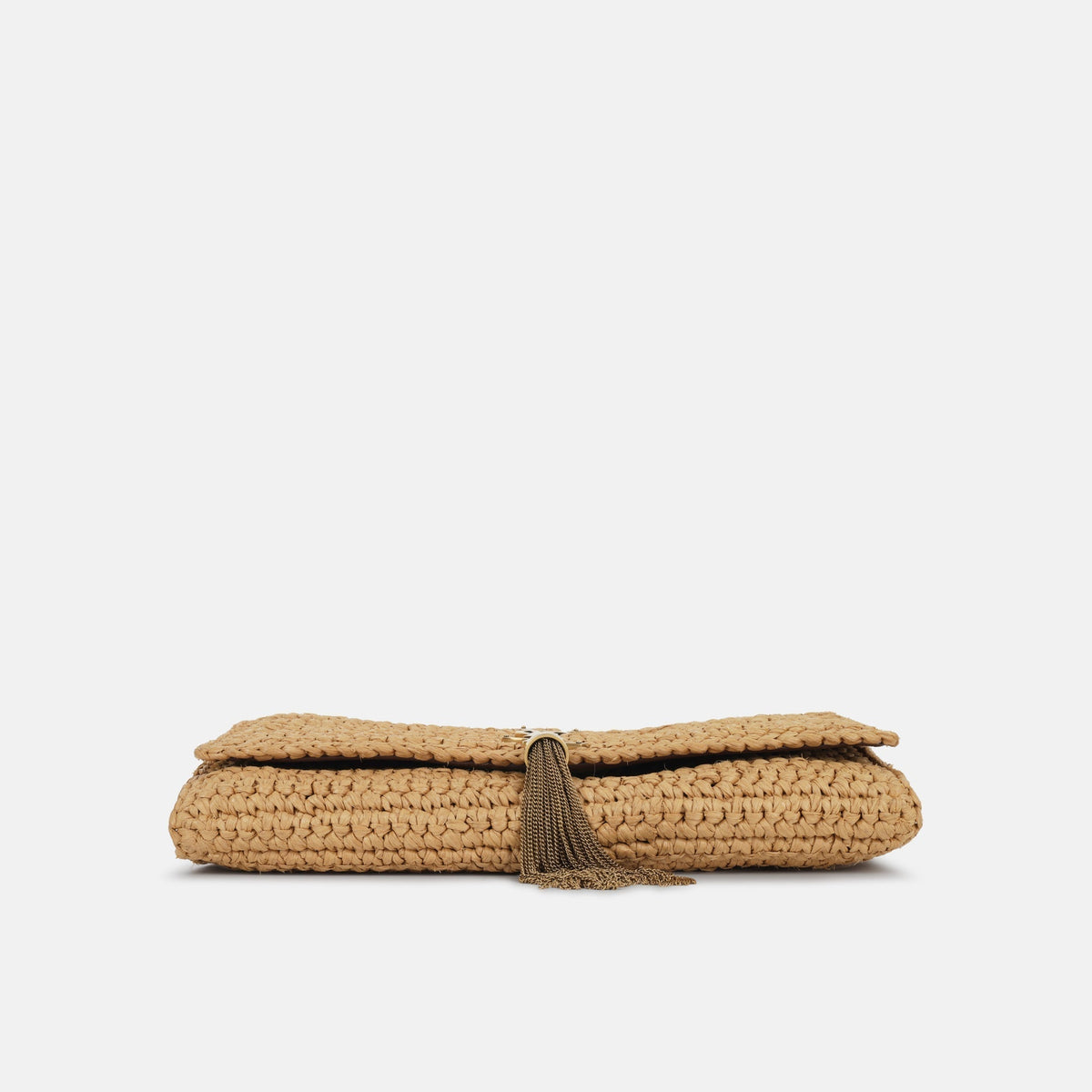 YSL Kate 99 Tassel in Raffia Shoulder Bag product image 2, provided for visual reference and product detail review