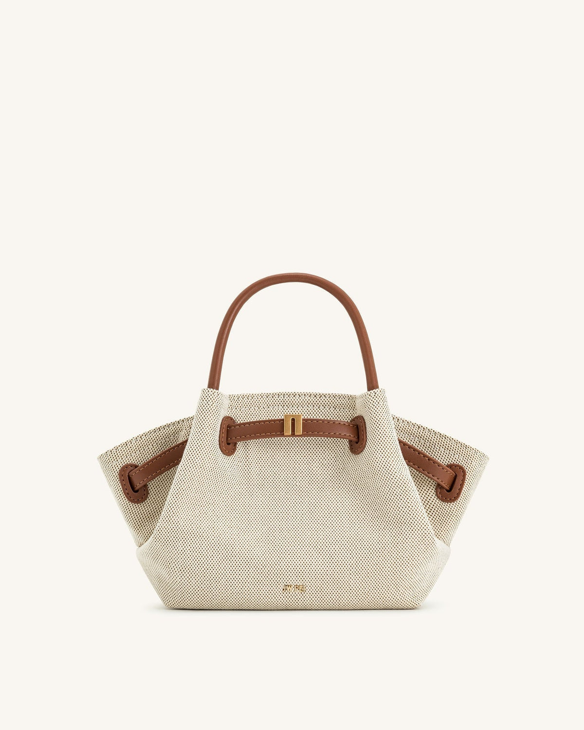 Hana Mini Tote Bag - Brown Canvas product image 1, provided for visual reference and product detail review