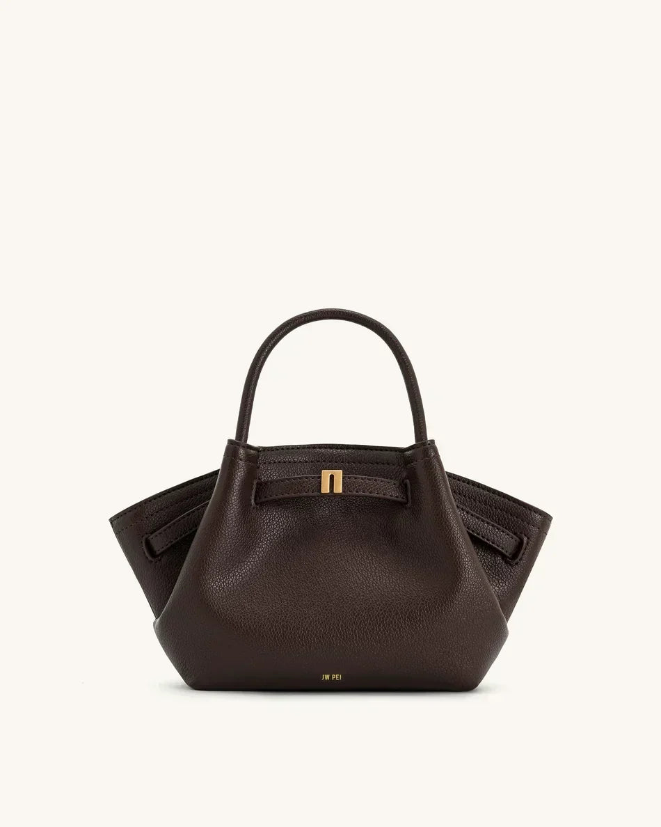 Hana Mini Tote Bag - Brown Canvas product image 2, provided for visual reference and product detail review