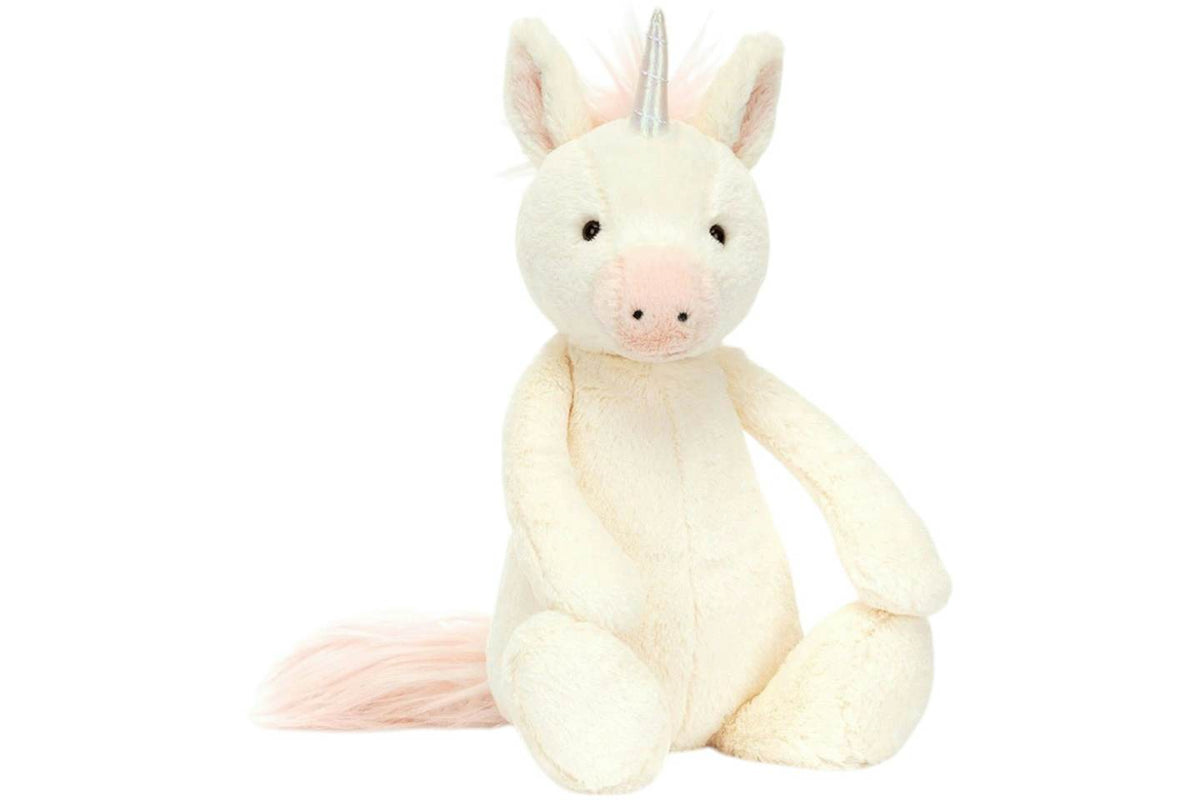 Jellycat Bashful Unicorn Medium Plush product image 1, provided for visual reference and product detail review