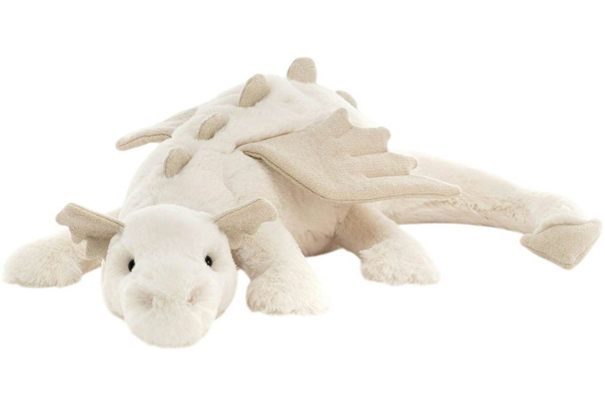 Jellycat Snow Dragon Large Plush product image 1, provided for visual reference and product detail review