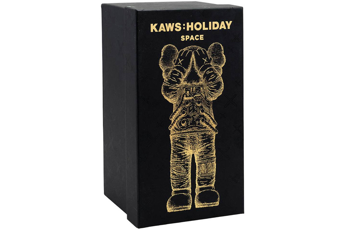 KAWS Holiday Space Figure - Gold product image 2, provided for visual reference and product detail review