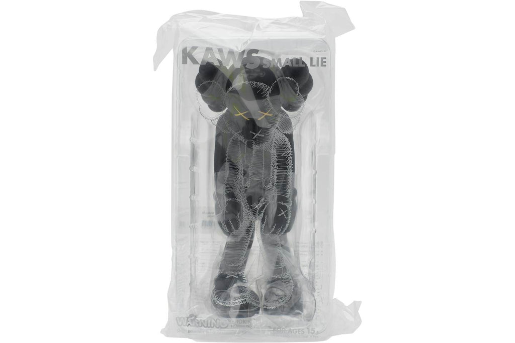 KAWS Small Lie Companion Vinyl Figure - Black product image 2, provided for visual reference and product detail review