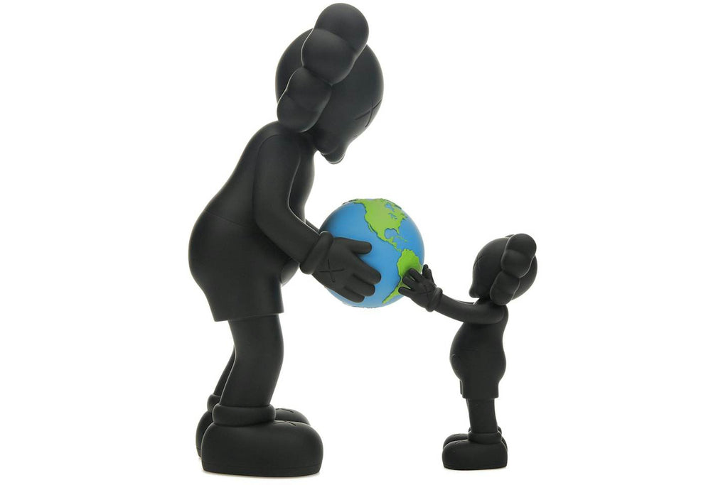 KAWS THE PROMISE Vinyl Figure - Black product image 1, provided for visual reference and product detail review