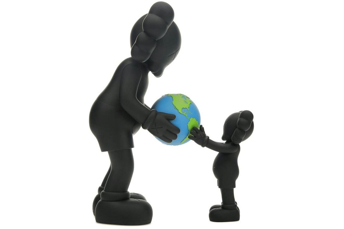 KAWS THE PROMISE Vinyl Figure - Black product image 1, provided for visual reference and product detail review