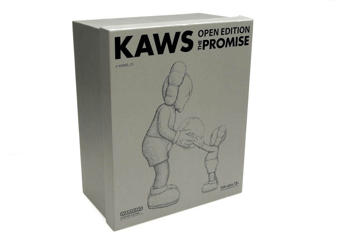 KAWS THE PROMISE Vinyl Figure - Grey product image 2, provided for visual reference and product detail review