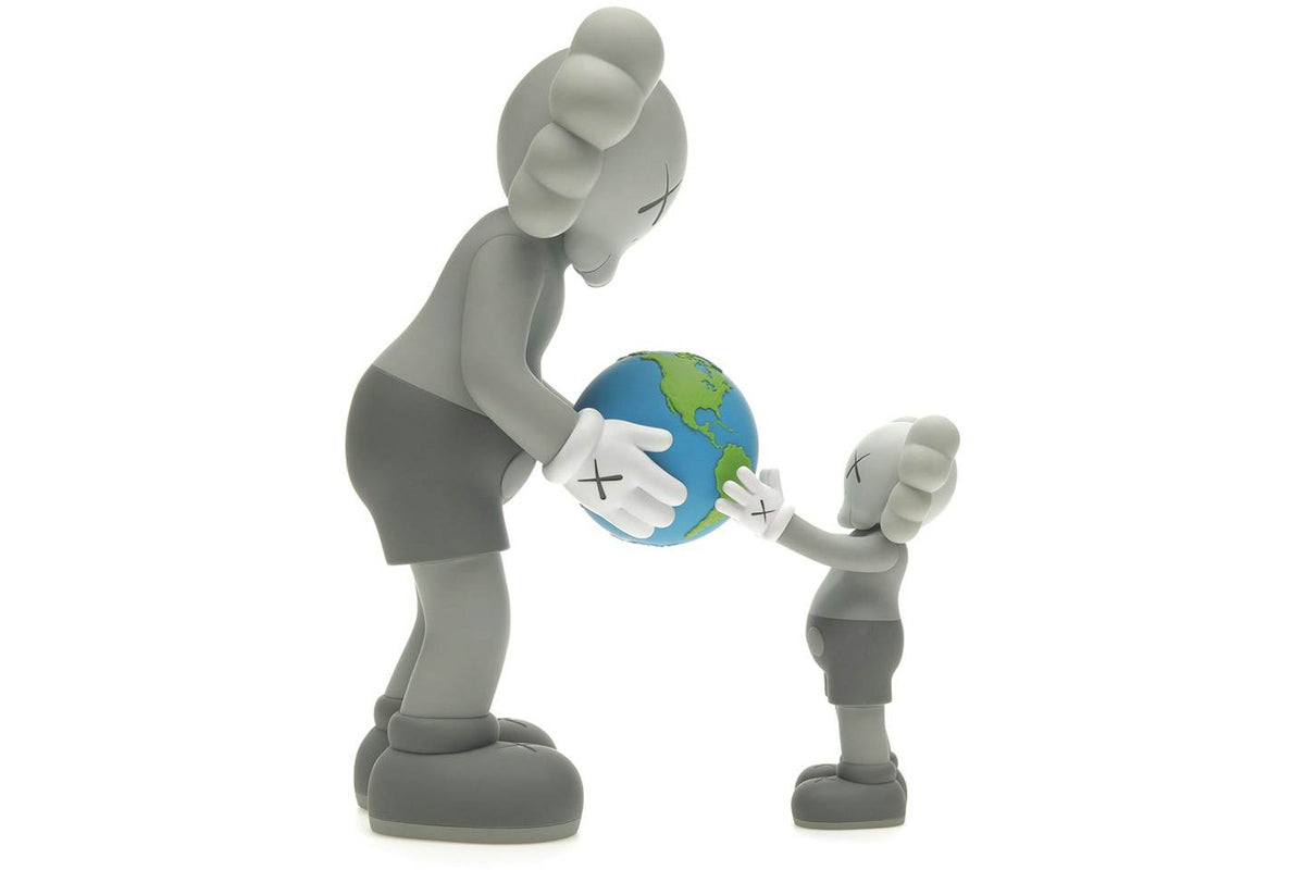KAWS THE PROMISE Vinyl Figure - Grey product image 1, provided for visual reference and product detail review