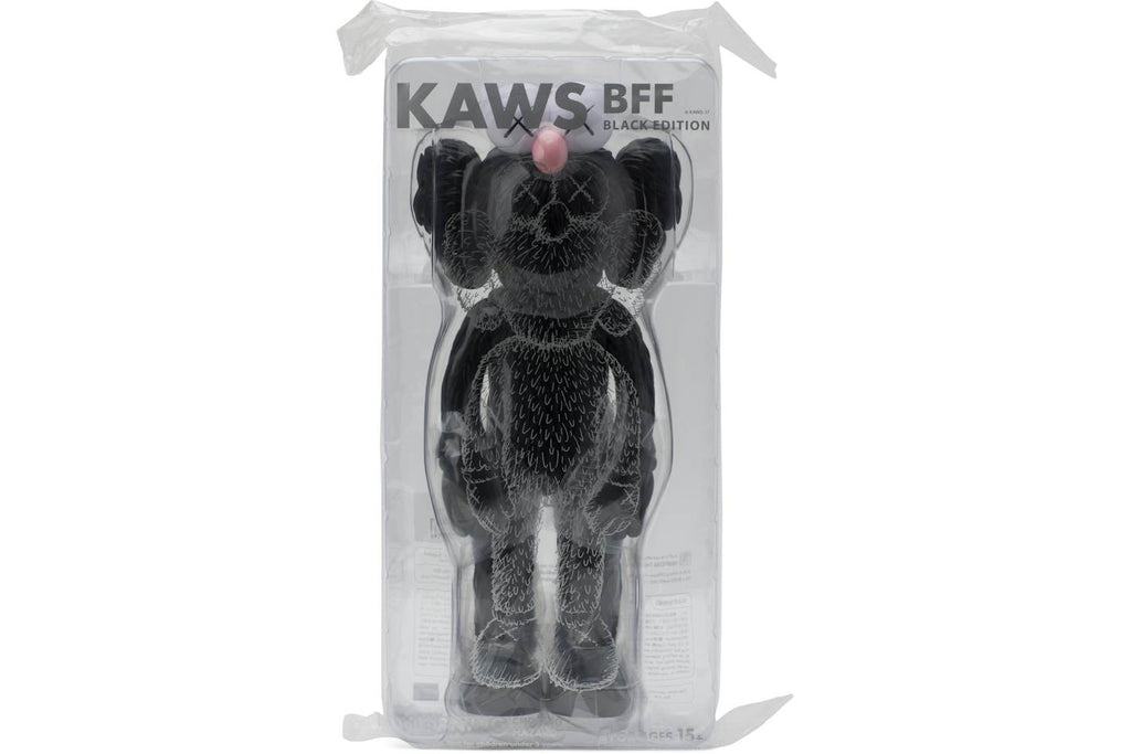 KAWS BFF Open Edition Vinyl Figure - Black product image 2, provided for visual reference and product detail review