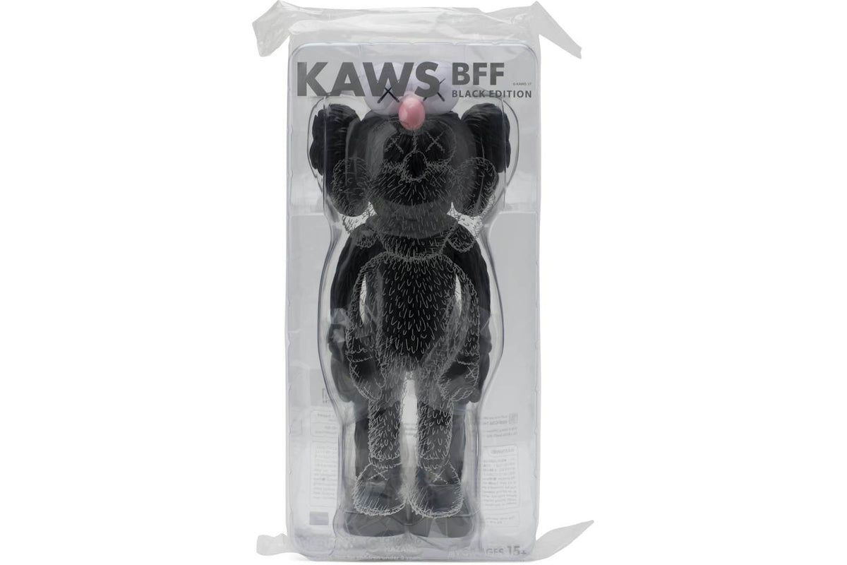 KAWS BFF Open Edition Vinyl Figure - Black product image 2, provided for visual reference and product detail review