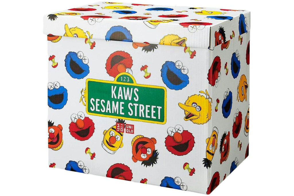 KAWS x Uniqlo x Sesame Street Complete Plush Box Set - 5 Toys, Multicolor product image 2, provided for visual reference and
