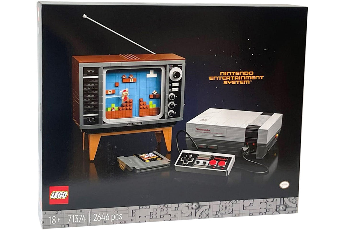LEGO Super Mario Nintendo Entertainment System 71374 Building Set product image 1, provided for visual reference and product