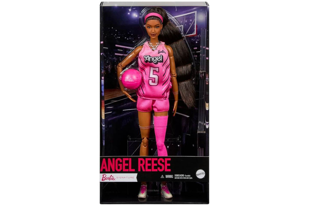 Mattel Barbie Signature Role Models Angel Reese Doll - Pink product image 1, provided for visual reference and product