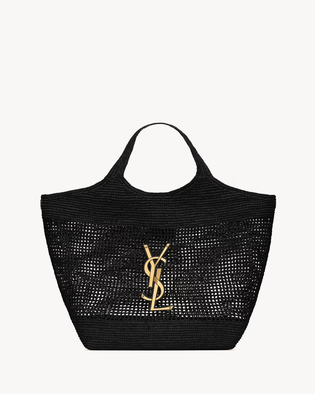 YSL Icare in Raffia Handbag product image 4, provided for visual reference and product detail review