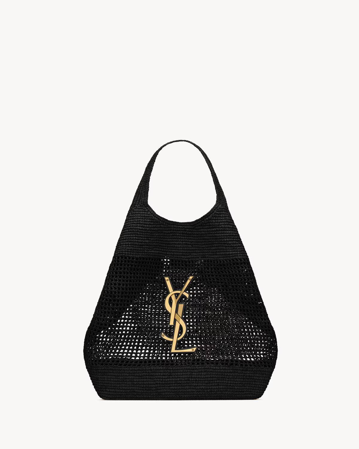 YSL Icare in Raffia Handbag product image 7, provided for visual reference and product detail review