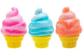 NeeDoh Nice Cream Ice Cream Cone Squishy Toys - 3-Pack, Orange/Pink/Blue product image 1, provided for visual reference and