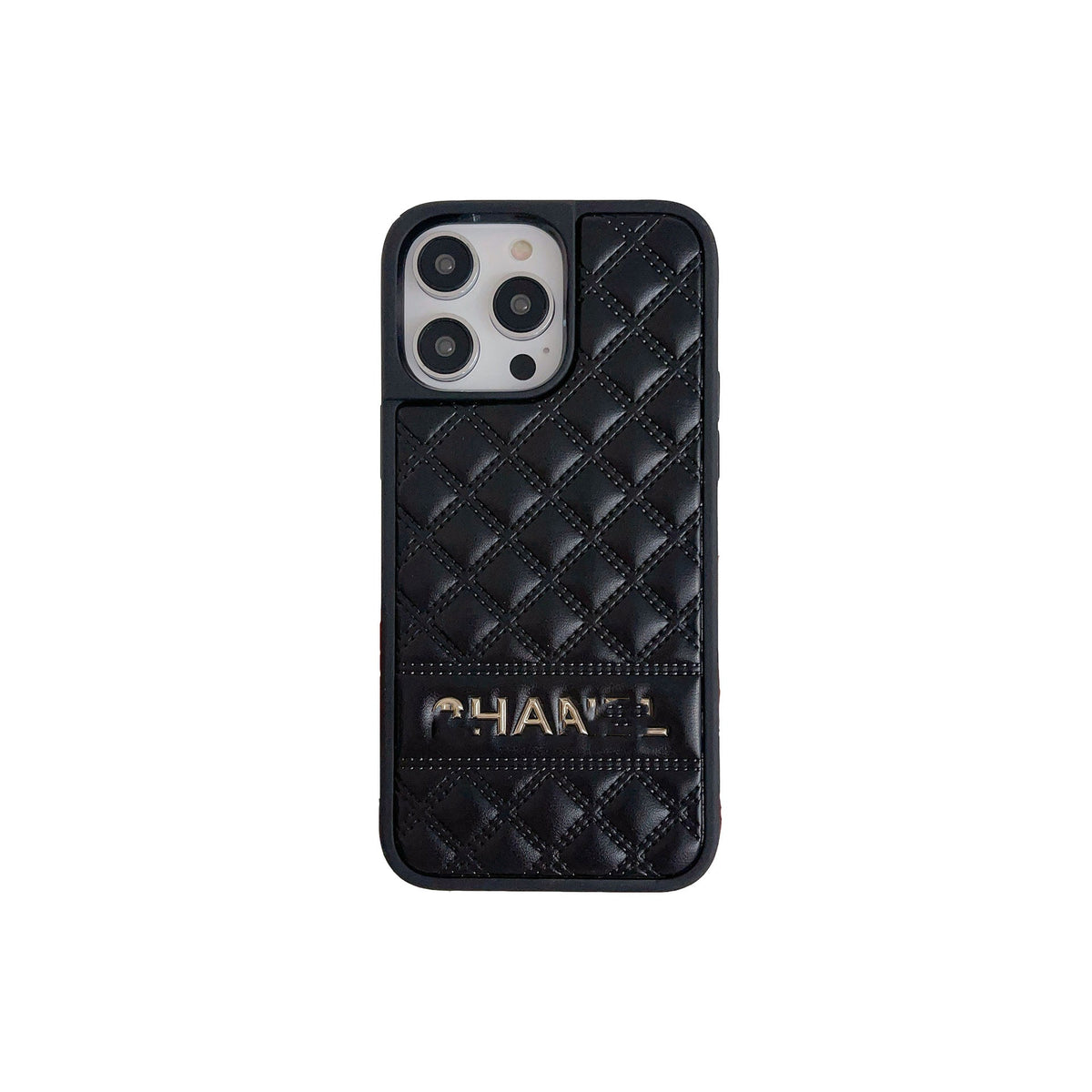 Vintage Leather CC iPhone Case Black product image 1, provided for visual reference and product detail review