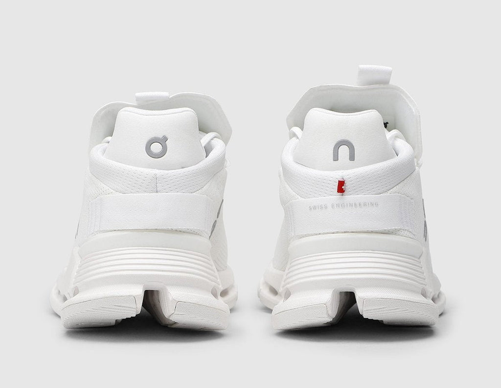 On Cloudnova White Lifestyle Sneakers product image 2, provided for visual reference and product detail review