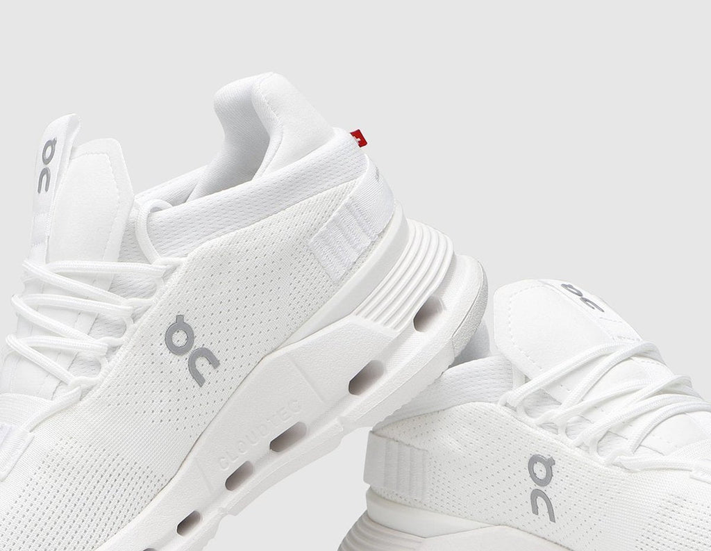 On Cloudnova White Lifestyle Sneakers product image 5, provided for visual reference and product detail review