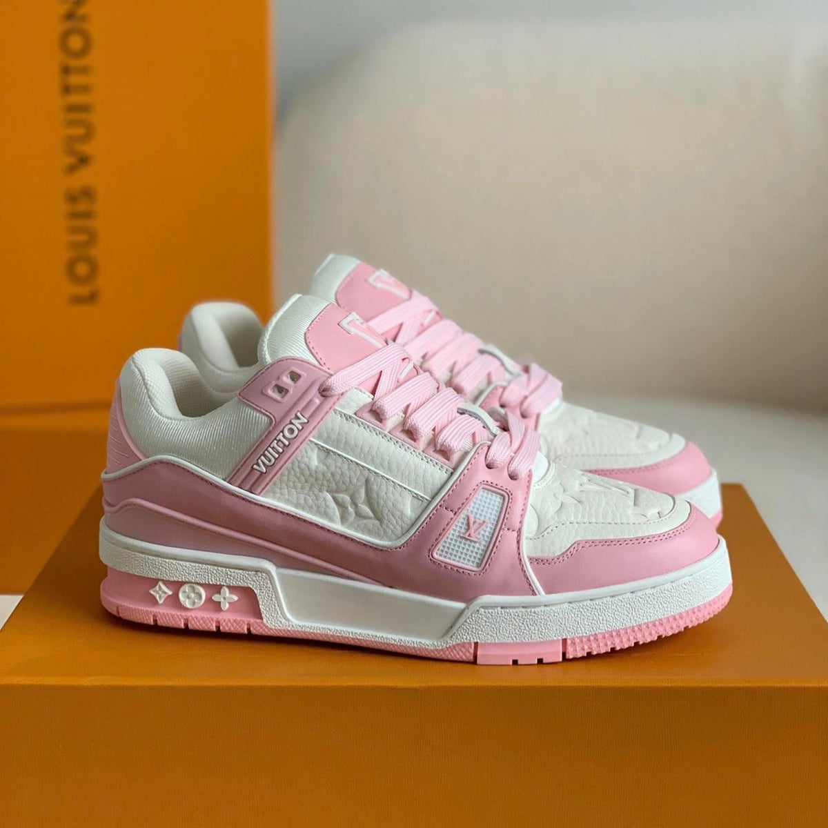LV Trainers - Rose product image 2, provided for visual reference and product detail review