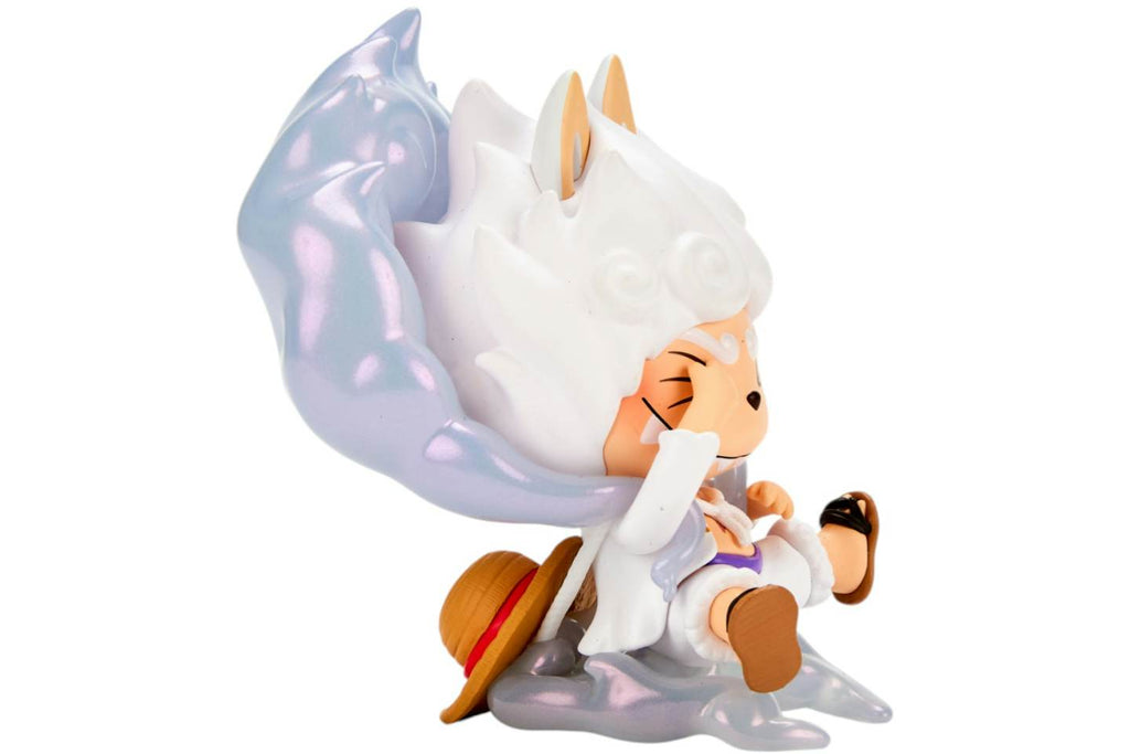 Pop Mart Labubu x One Piece Monkey D. Luffy Gear 5 Figure - Secret Edition product image 3, provided for visual reference