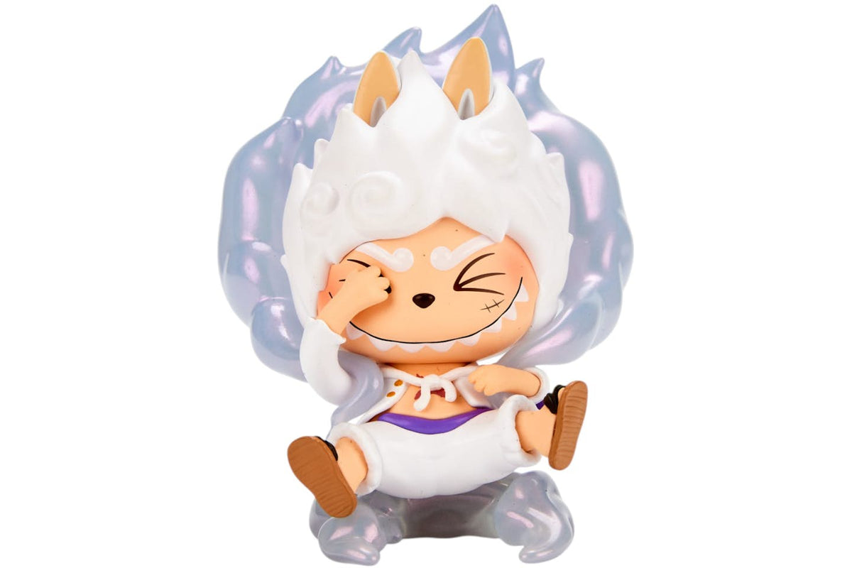 Pop Mart Labubu x One Piece Monkey D. Luffy Gear 5 Figure - Secret Edition product image 1, provided for visual reference