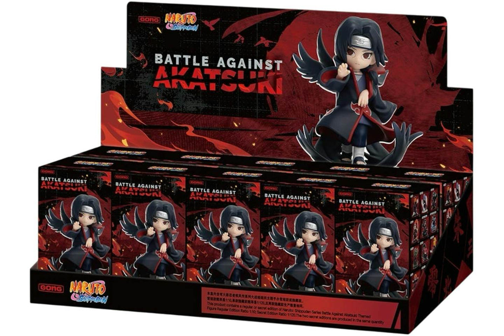 Pop Mart Naruto Shippuden Battle Against Akatsuki Figures - Sealed Case of 10 Blind Boxes product image 1, provided for