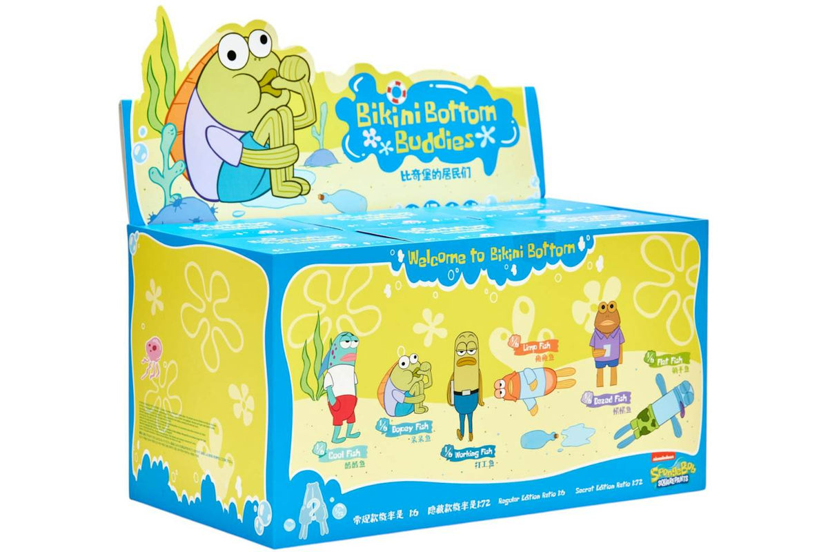 Pop Mart x Bikini Bottom Buddies Plush - Sealed Case of 6 Blind Boxes product image 2, provided for visual reference and