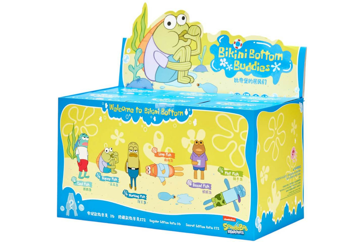 Pop Mart x Bikini Bottom Buddies Plush - Sealed Case of 6 Blind Boxes product image 3, provided for visual reference and