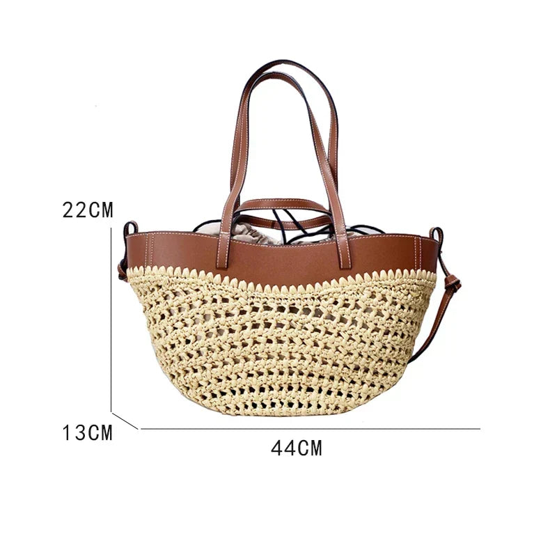 The Bree Hollow Weave Bag - Beige product image 13, provided for visual reference and product detail review