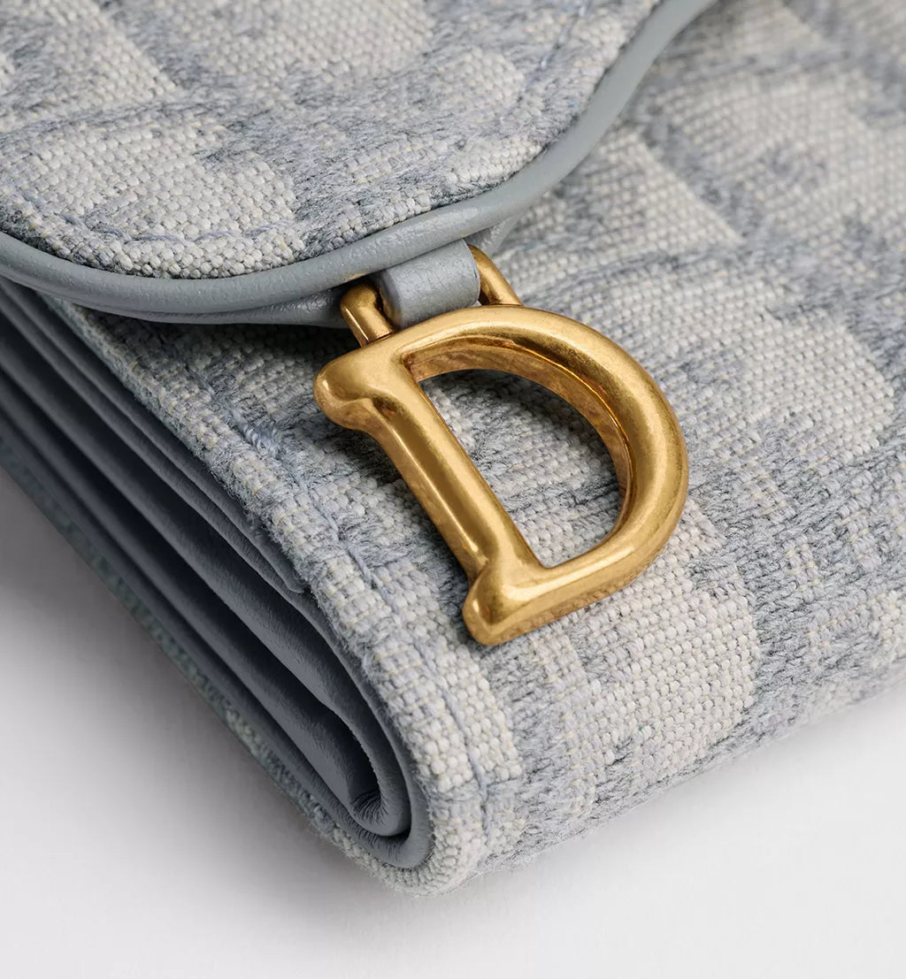 Dior Saddle Lotus Wallet product image 4, provided for visual reference and product detail review