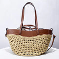The Bree Hollow Weave Bag - Beige product image 1, provided for visual reference and product detail review