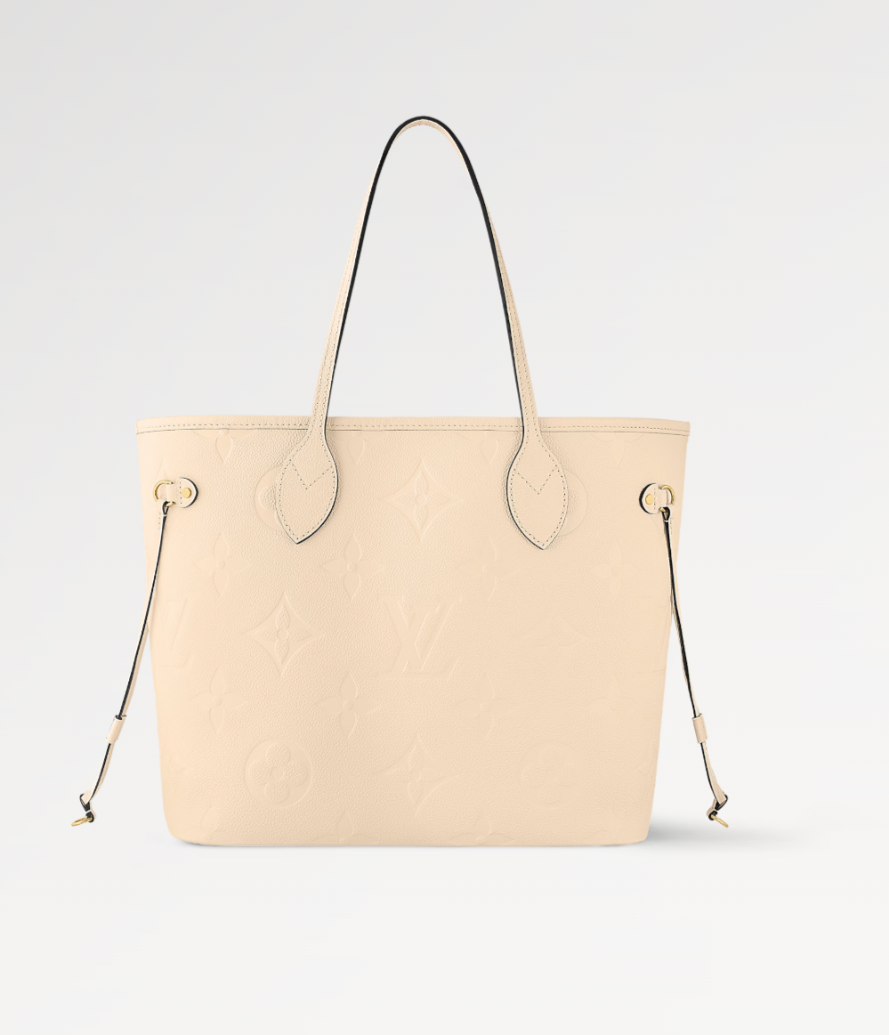 Louis Vuitton Neverfull MM Crème Beige Tote Bag product image 2, provided for visual reference and product detail review