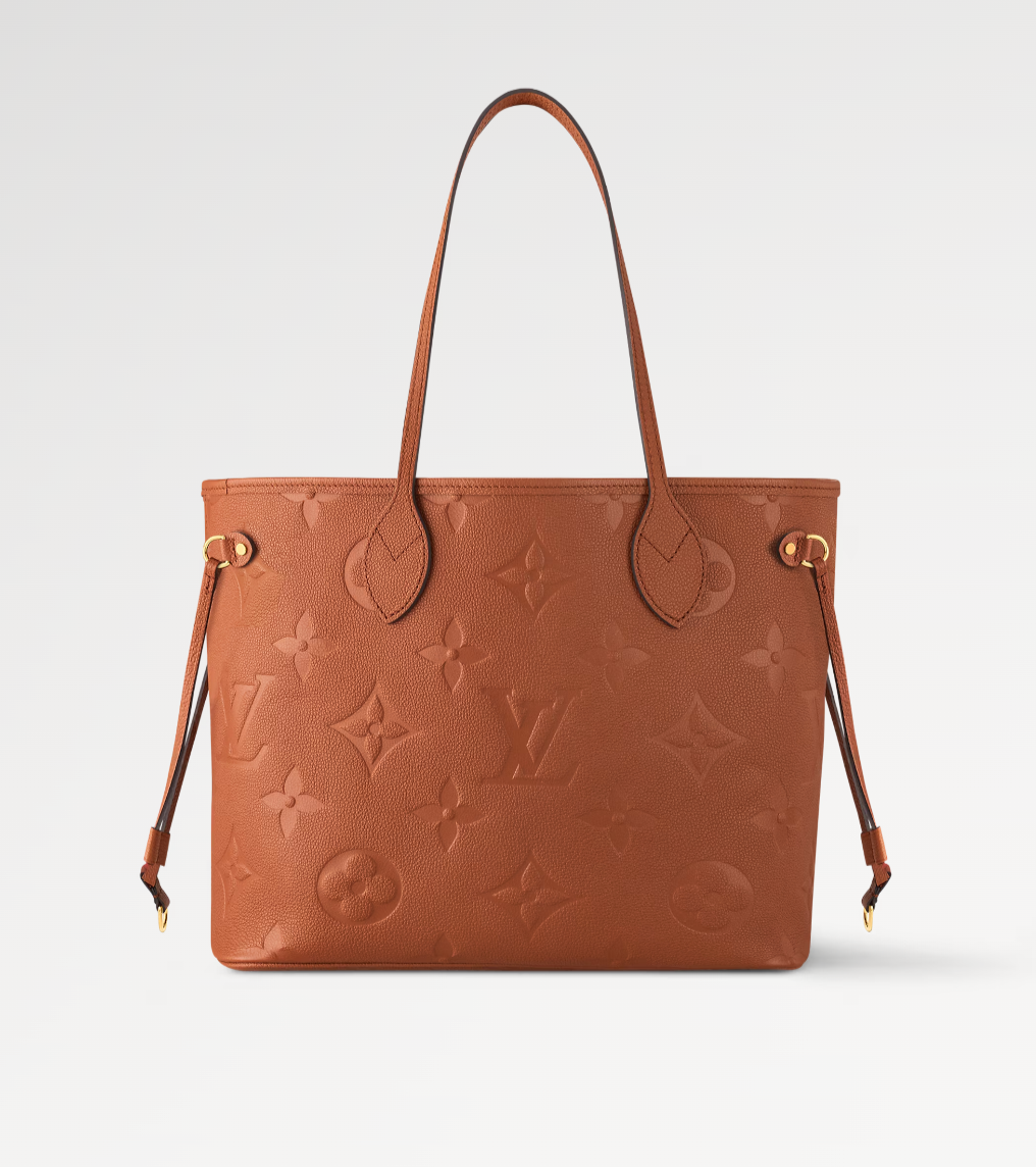 Louis Vuitton Neverfull MM Cognac Brown Tote Bag product image 2, provided for visual reference and product detail review