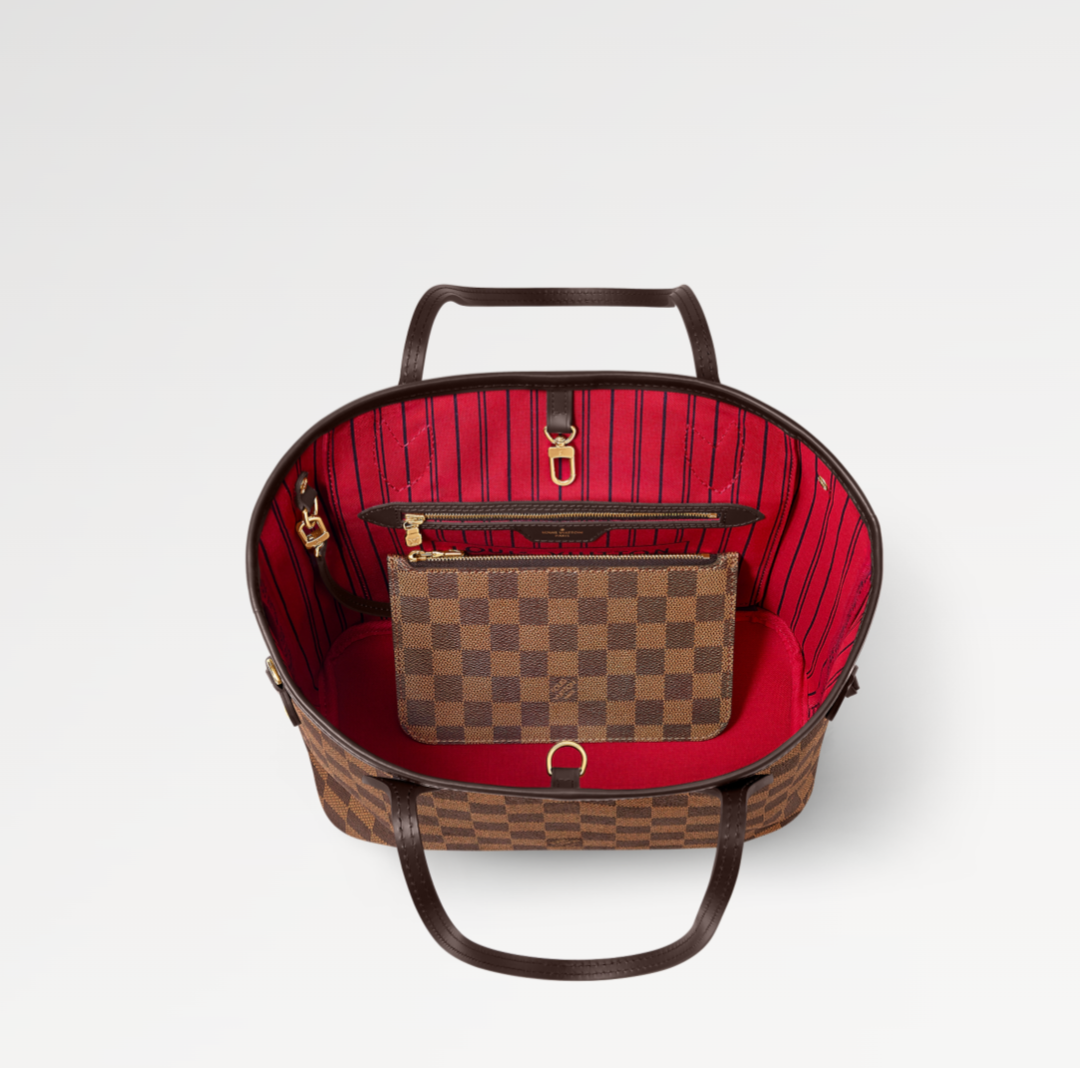 Louis Vuitton Neverfull PM Damier Ebene Tote Bag product image 3, provided for visual reference and product detail review